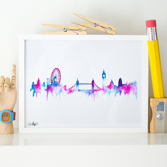 London Skyline Wall Art Print