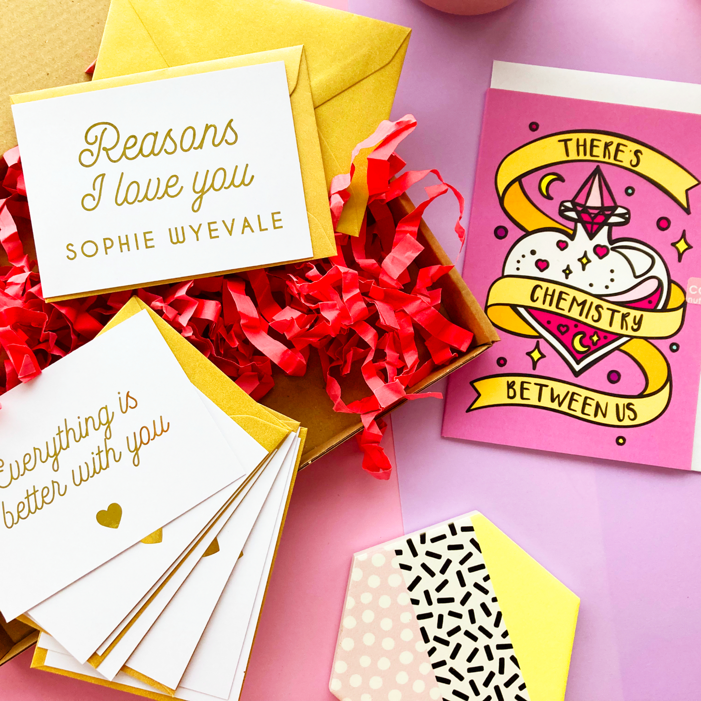 Reasons I Love You Personalised Valentine's Box