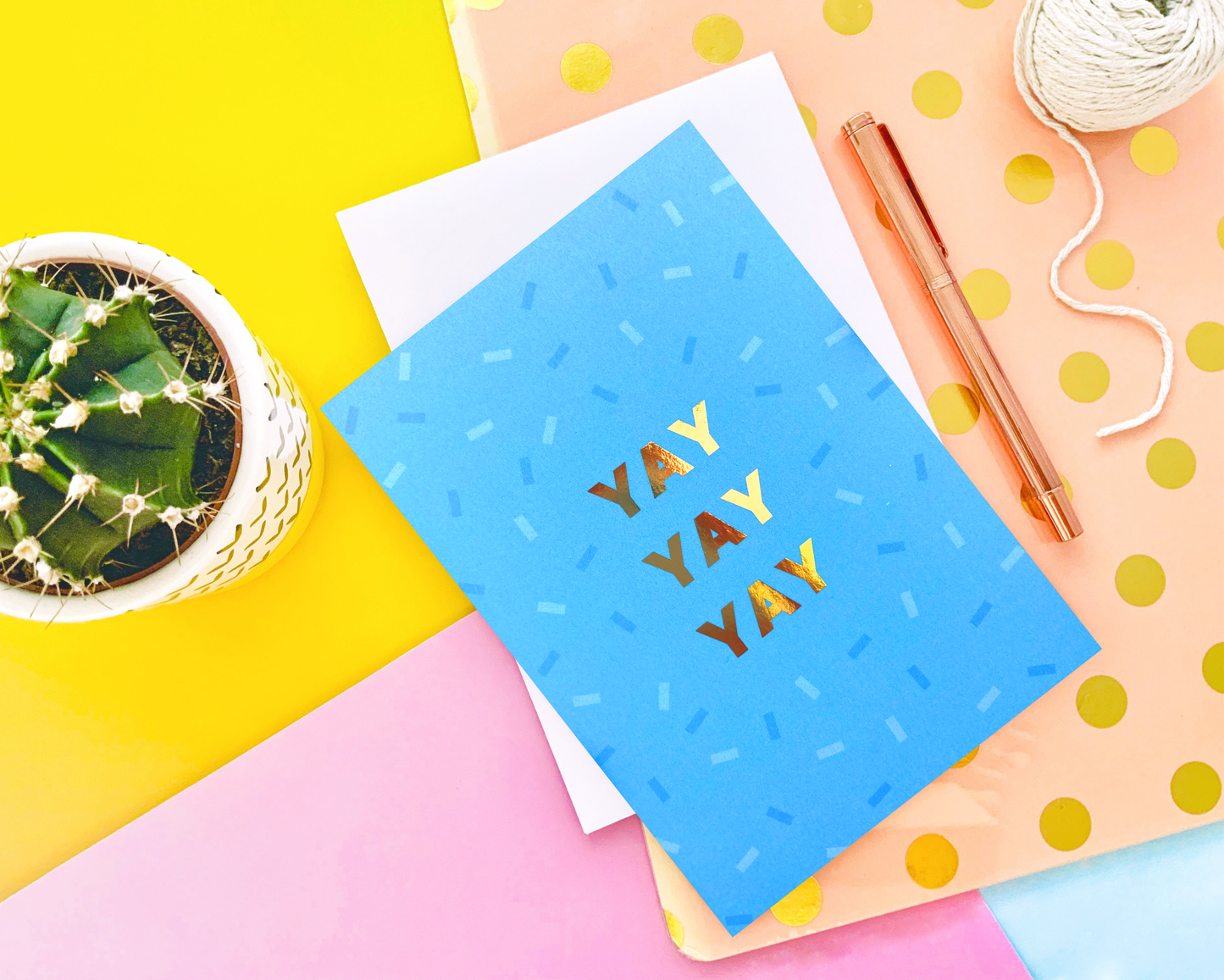 Yay Foil Greeting Card