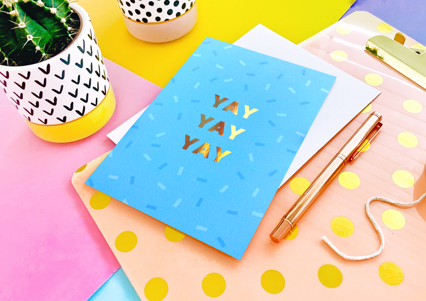 Yay Foil Greeting Card