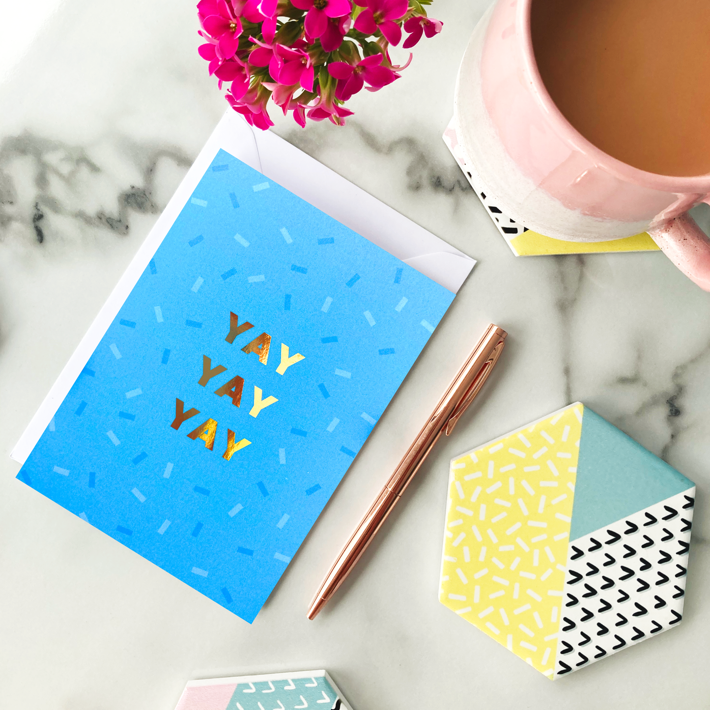 Yay Foil Greeting Card