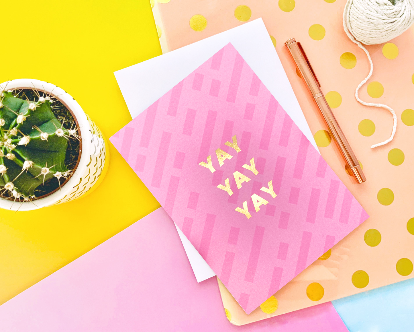 Yay Foil Greeting Card
