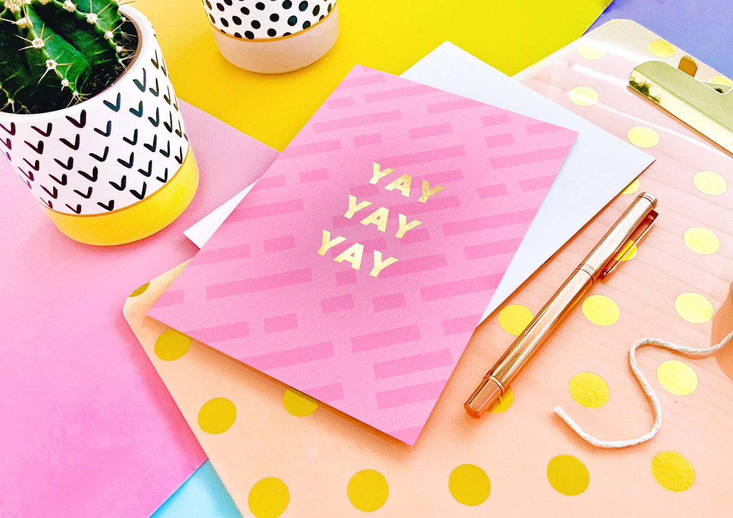 Yay Foil Greeting Card