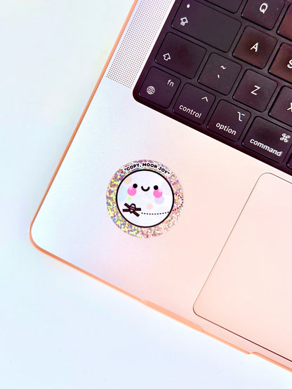 Copy, Moon Joy Glitter Sticker