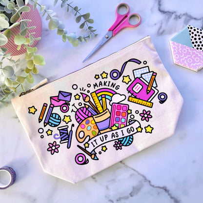 Making it Up Craft Pouch