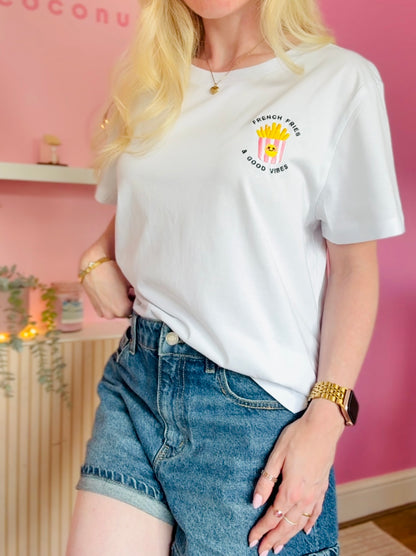 French Fries & Good Vibes Women's T-Shirt