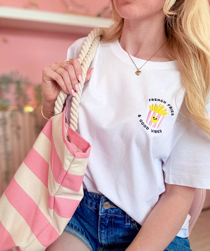 French Fries & Good Vibes Women's T-Shirt
