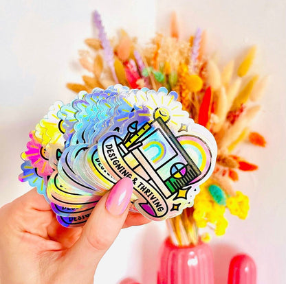 Designing & Thriving Sticker