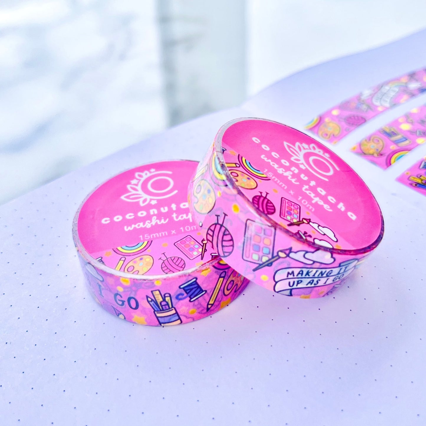 Making it Up as I Go Foil Washi Tape