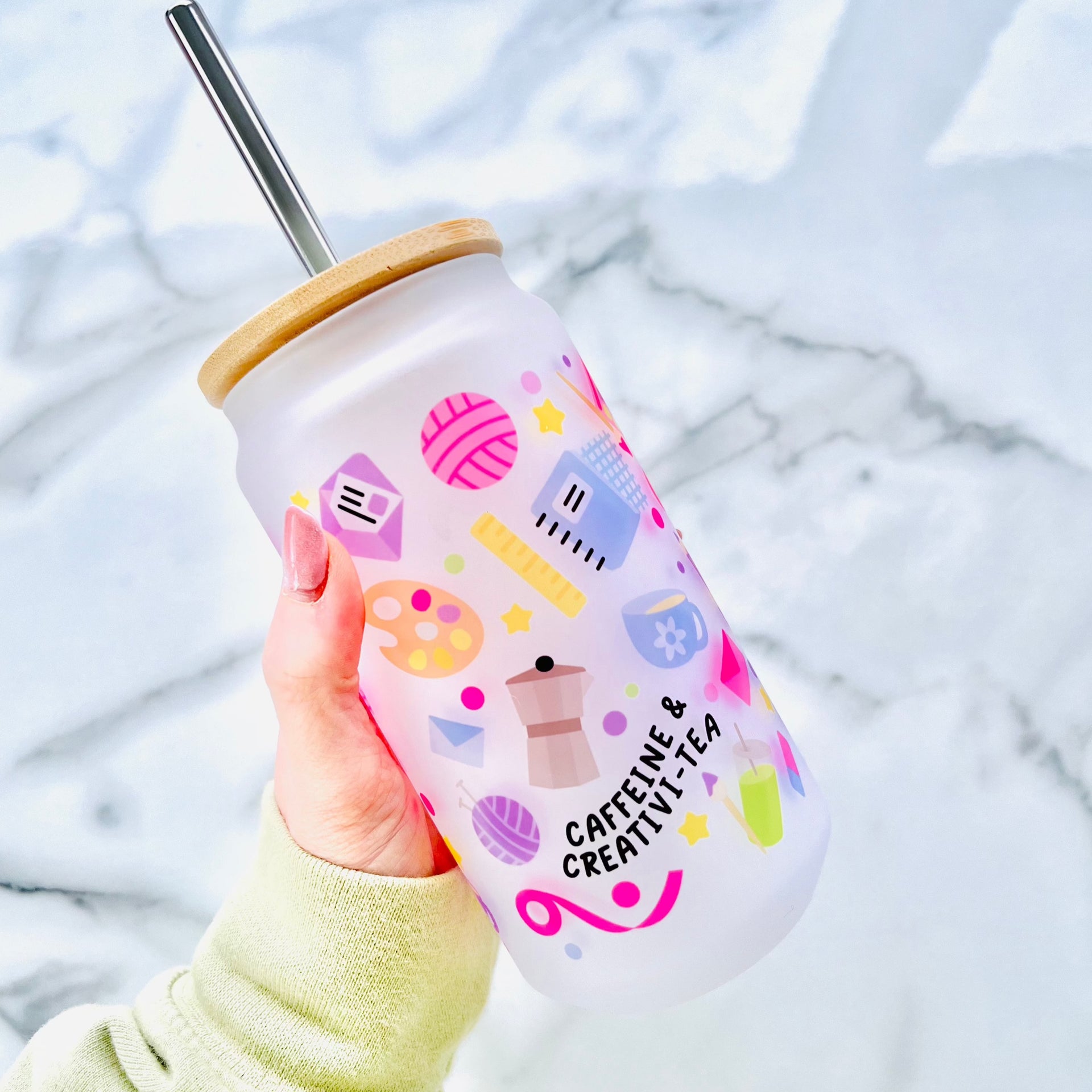 Making it Up as I Go Frosted Tumbler 18oz – CoconuTacha