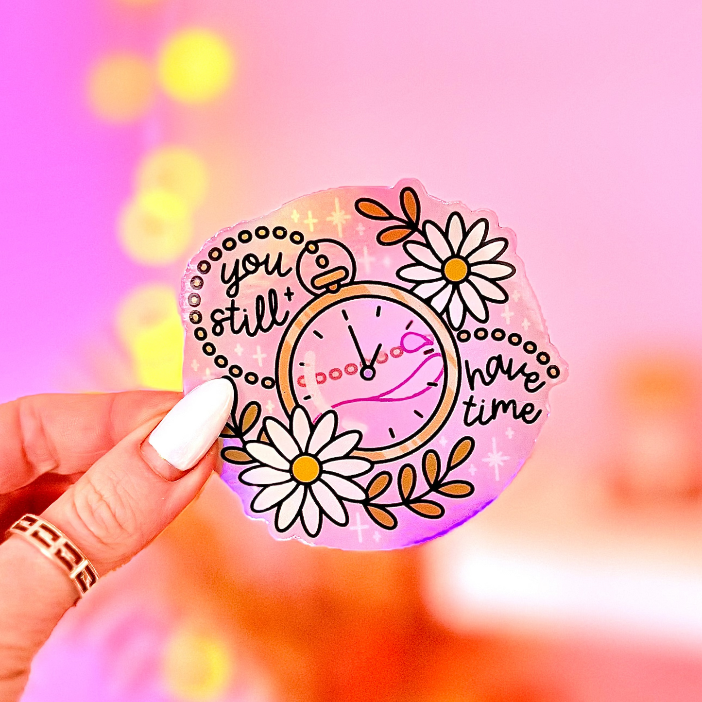 Time Holographic Sticker