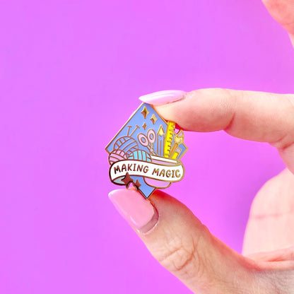 Making Magic Enamel Pin