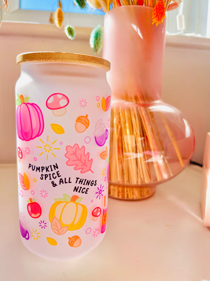 Pumpkin Frosted Tumbler 18oz