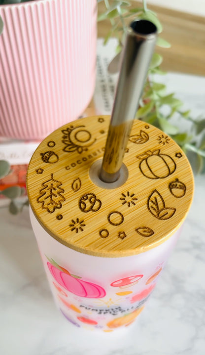 Pumpkin Frosted Tumbler 18oz