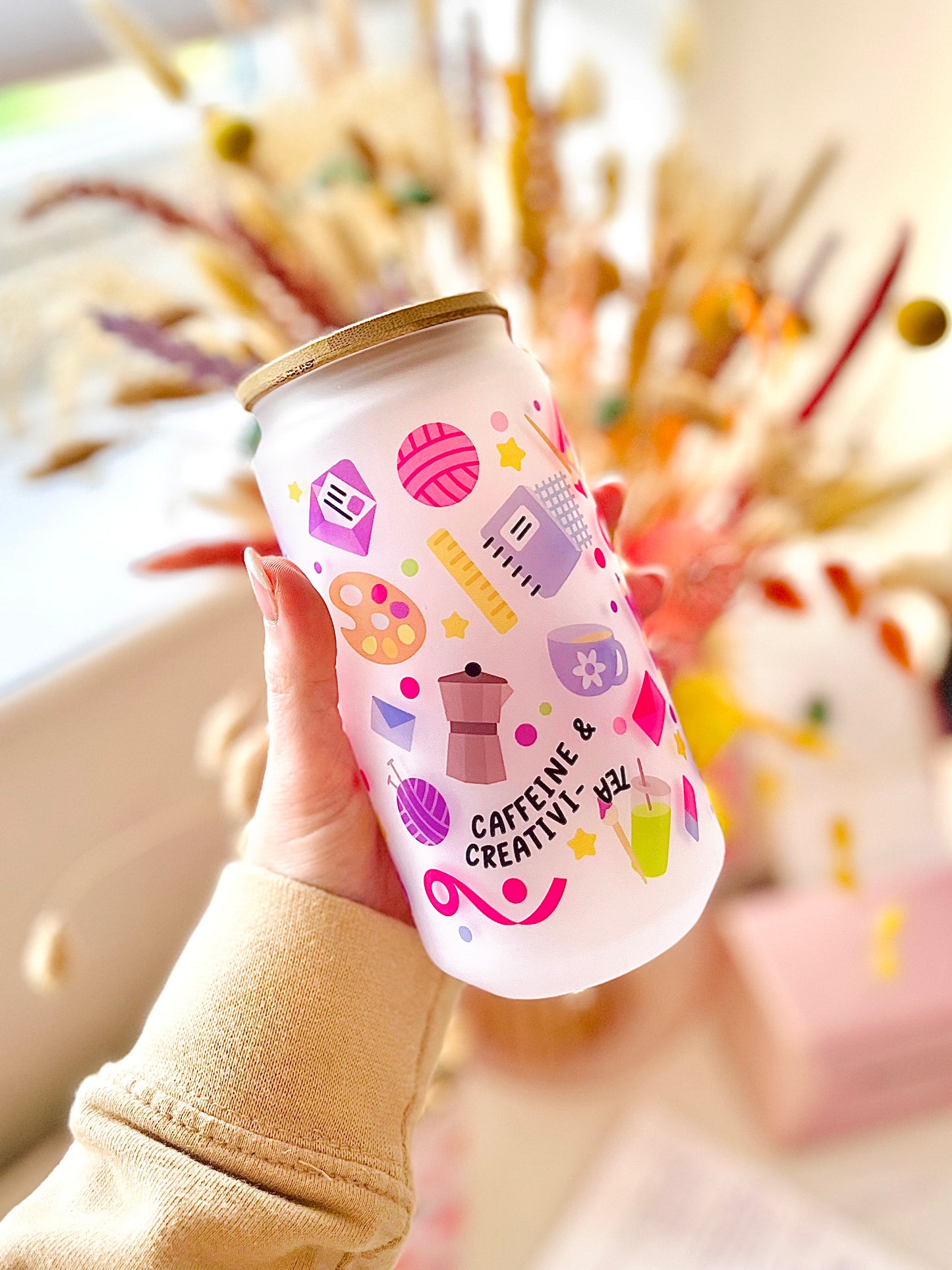 SECONDS Making it Up as I Go Frosted Tumbler 18oz