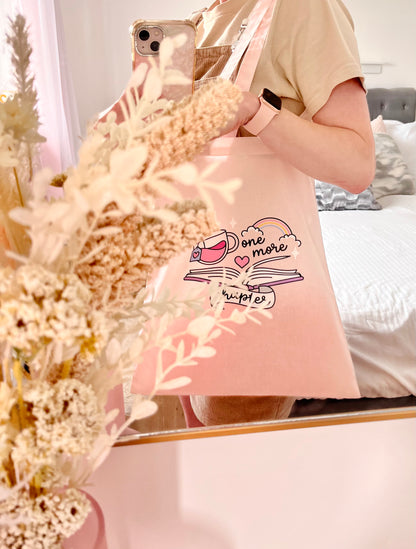 One More Chapter Tote Bag