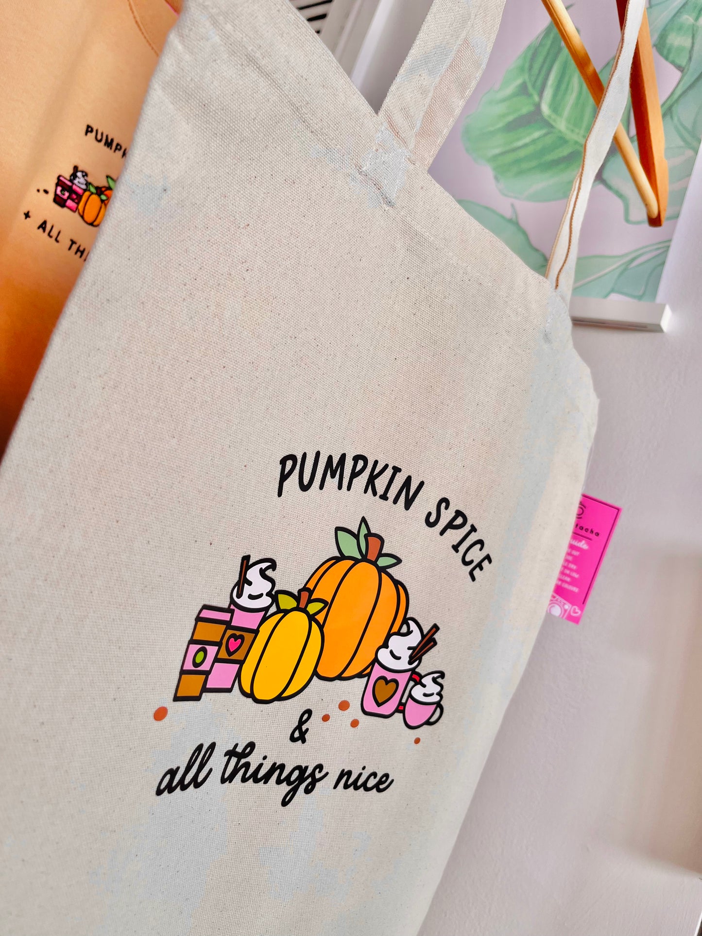 Pumpkin Spice Tote Bag