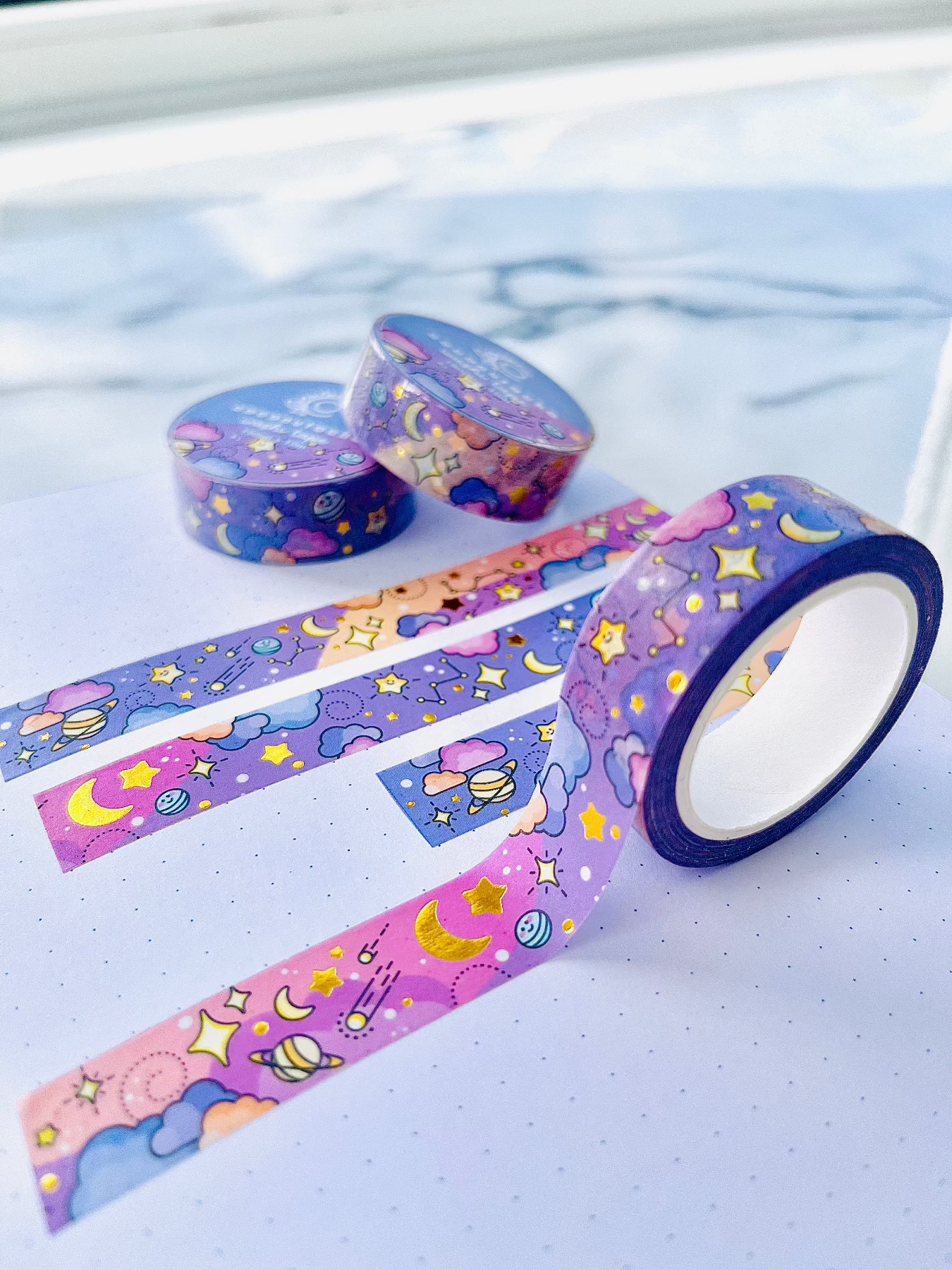 Lucky Stars Foil Washi Tape