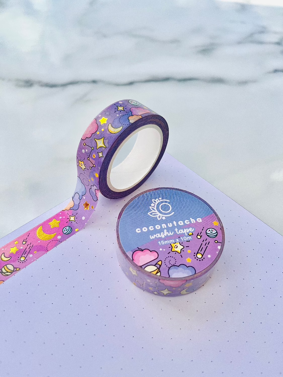 Lucky Stars Foil Washi Tape