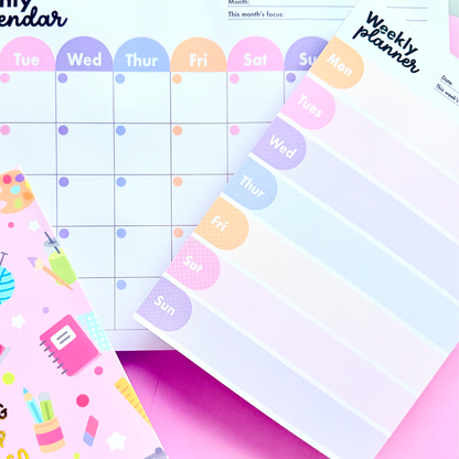 Weekly Desk Pad