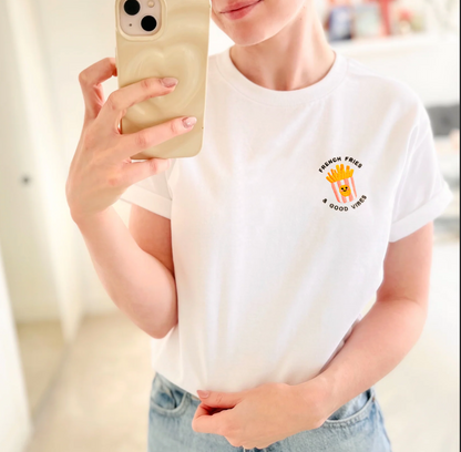 French Fries & Good Vibes Women's T-Shirt