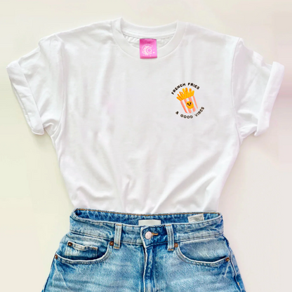 French Fries & Good Vibes Women's T-Shirt