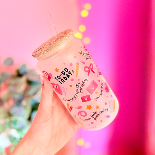 To-Do List Frosted Tumbler 18oz