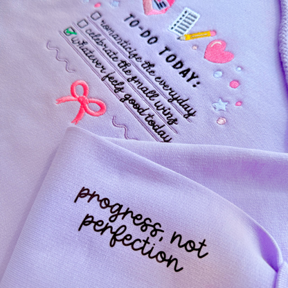 Progress, Not Perfection Hoodie