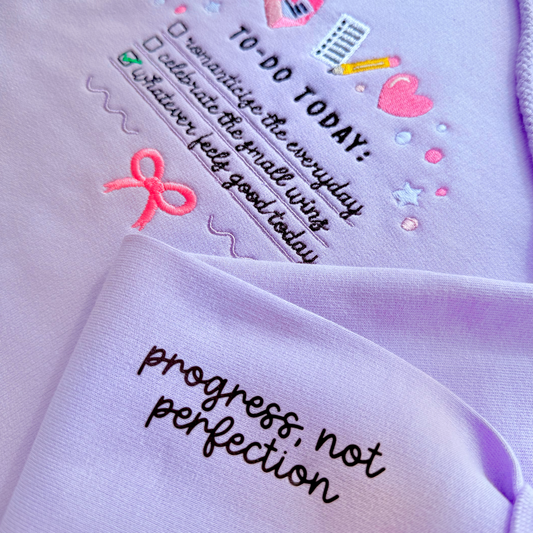 Progress, Not Perfection Hoodie