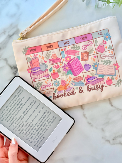 SECONDS Booked & Busy Kindle Pouch