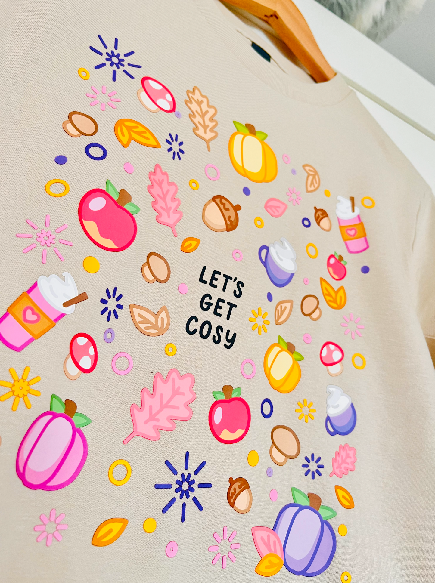 FROM THE VAULT Let's Get Cosy Longline T-Shirt