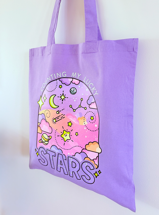 SAMPLE Lucky Stars Tote Bag