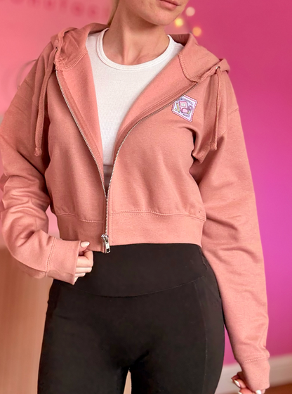 SAMPLE Stationery Addict Cropped Hoodie