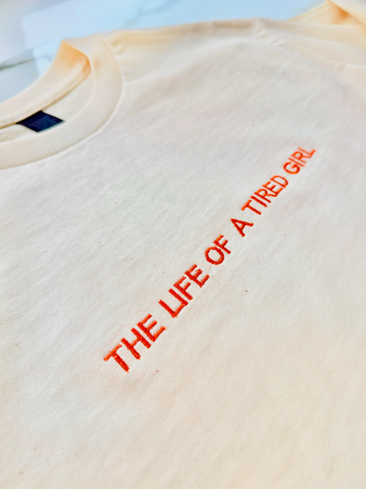 SAMPLE The Life of a Tired Girl Longline T-Shirt