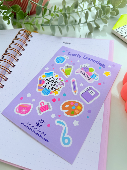 Crafty Essentials Sticker Sheet