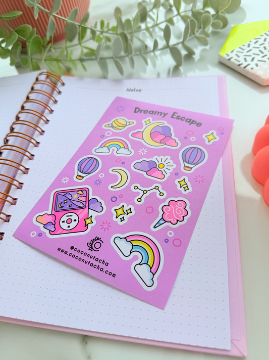 Dreamy Escape Sticker Sheet