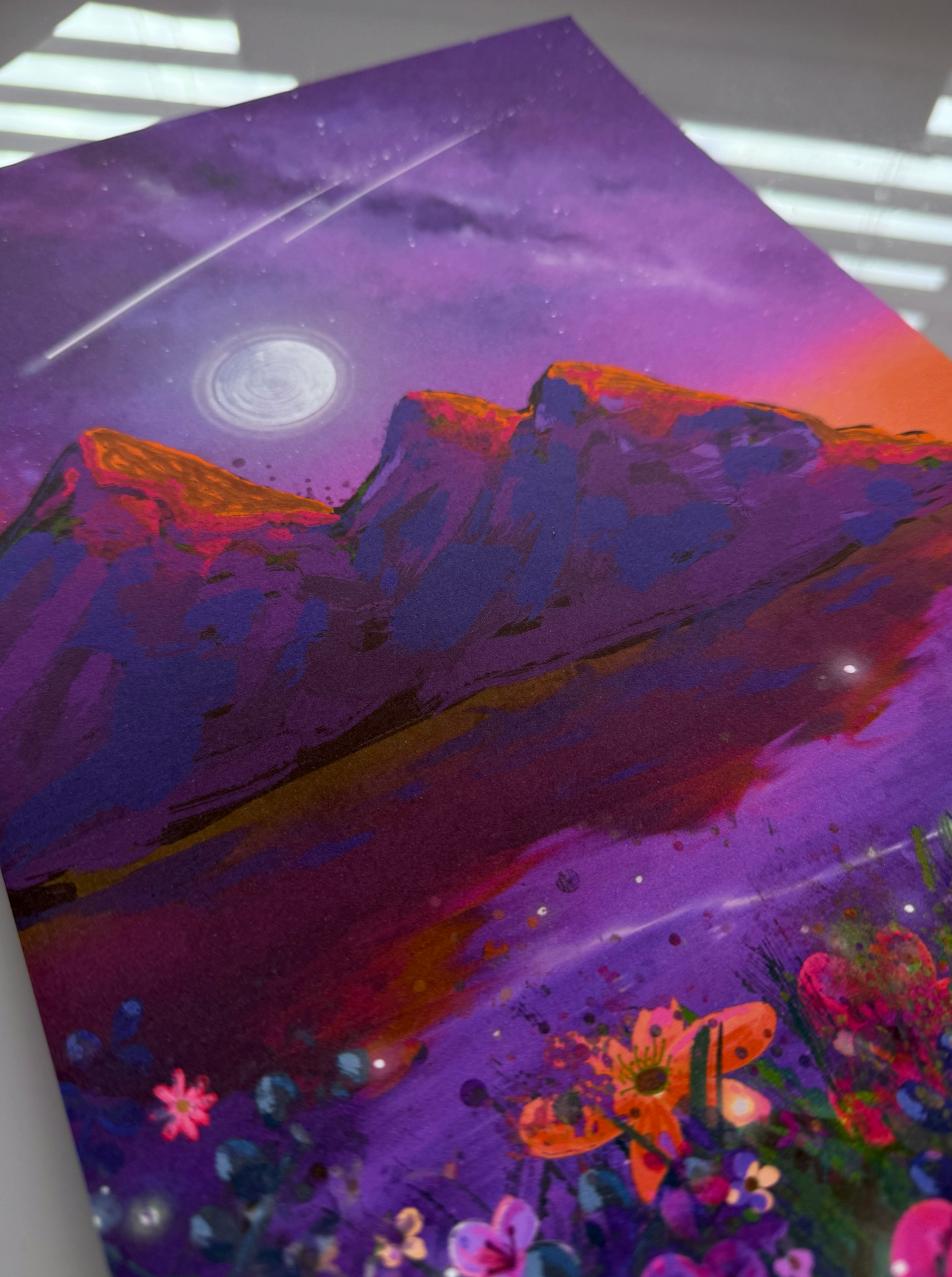 SECONDS Three Cliffs Bay Art Print