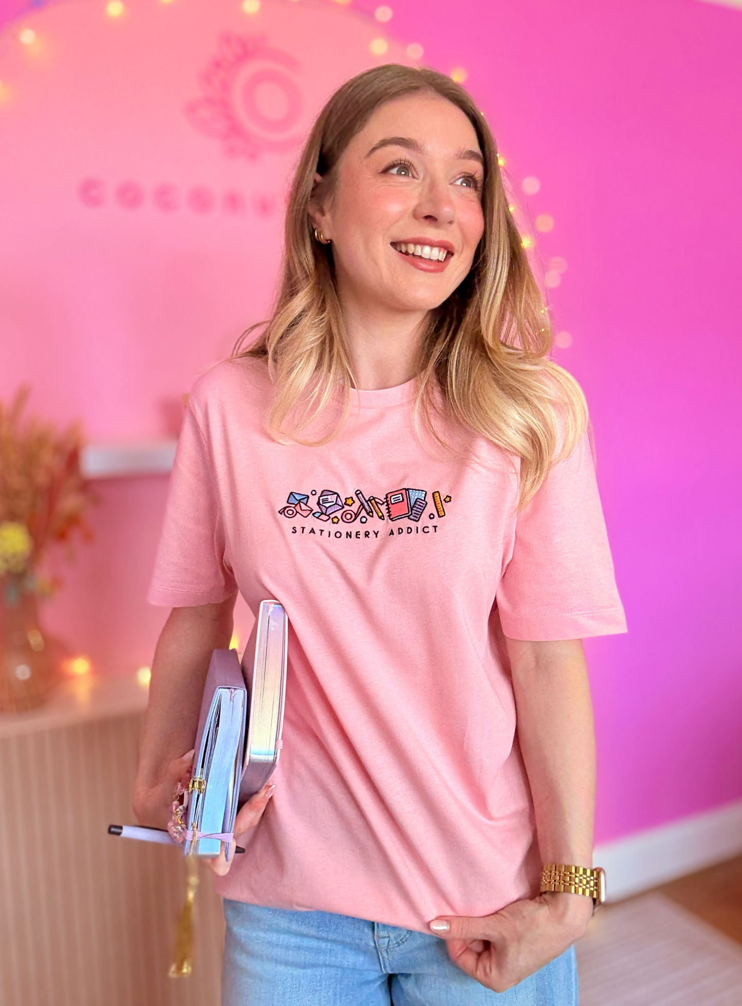 Stationery Addict Longline T-Shirt