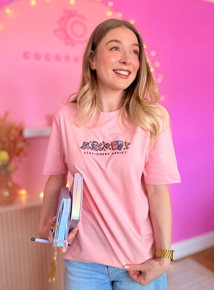 Stationery Addict Longline T-Shirt