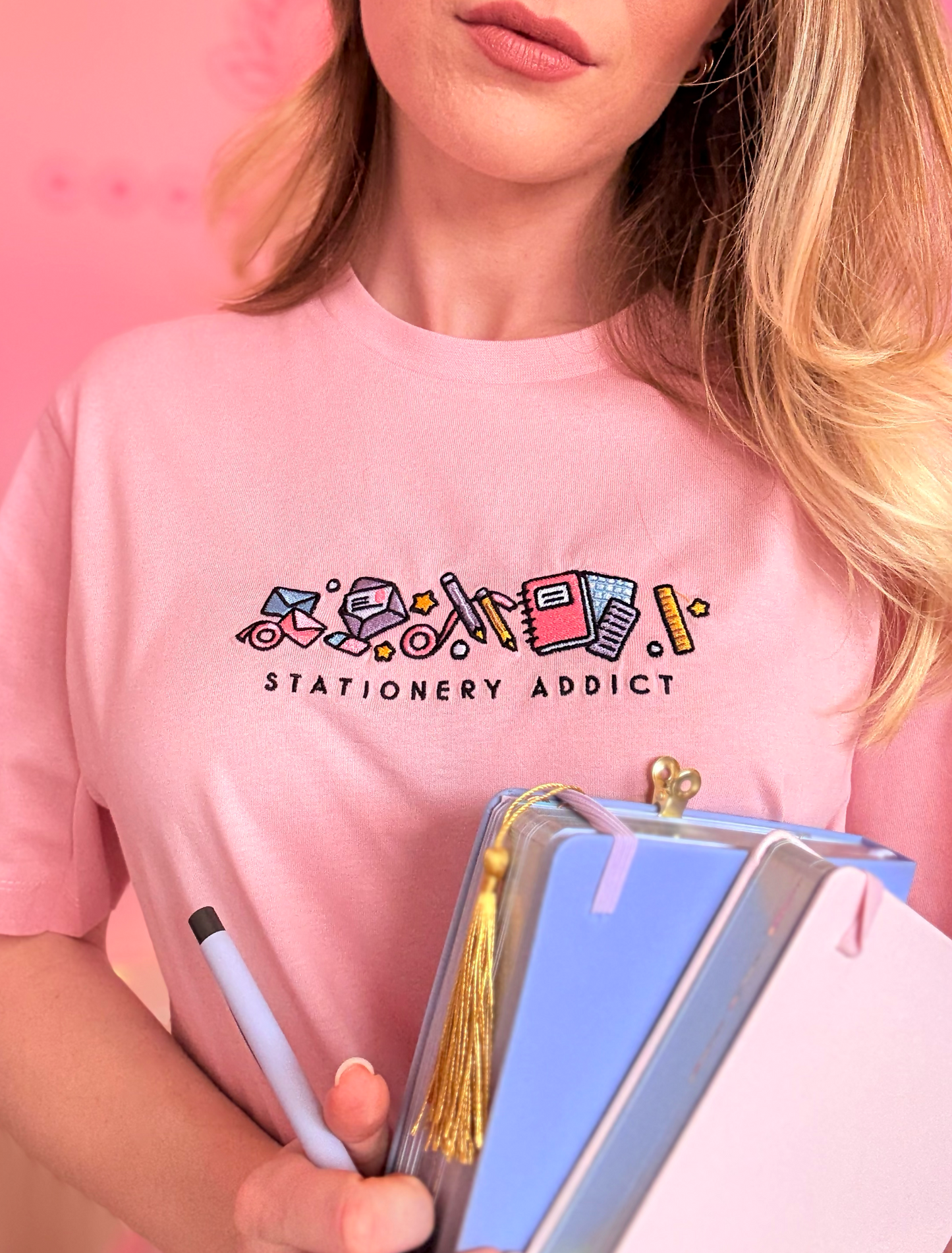 Stationery Addict Longline T-Shirt