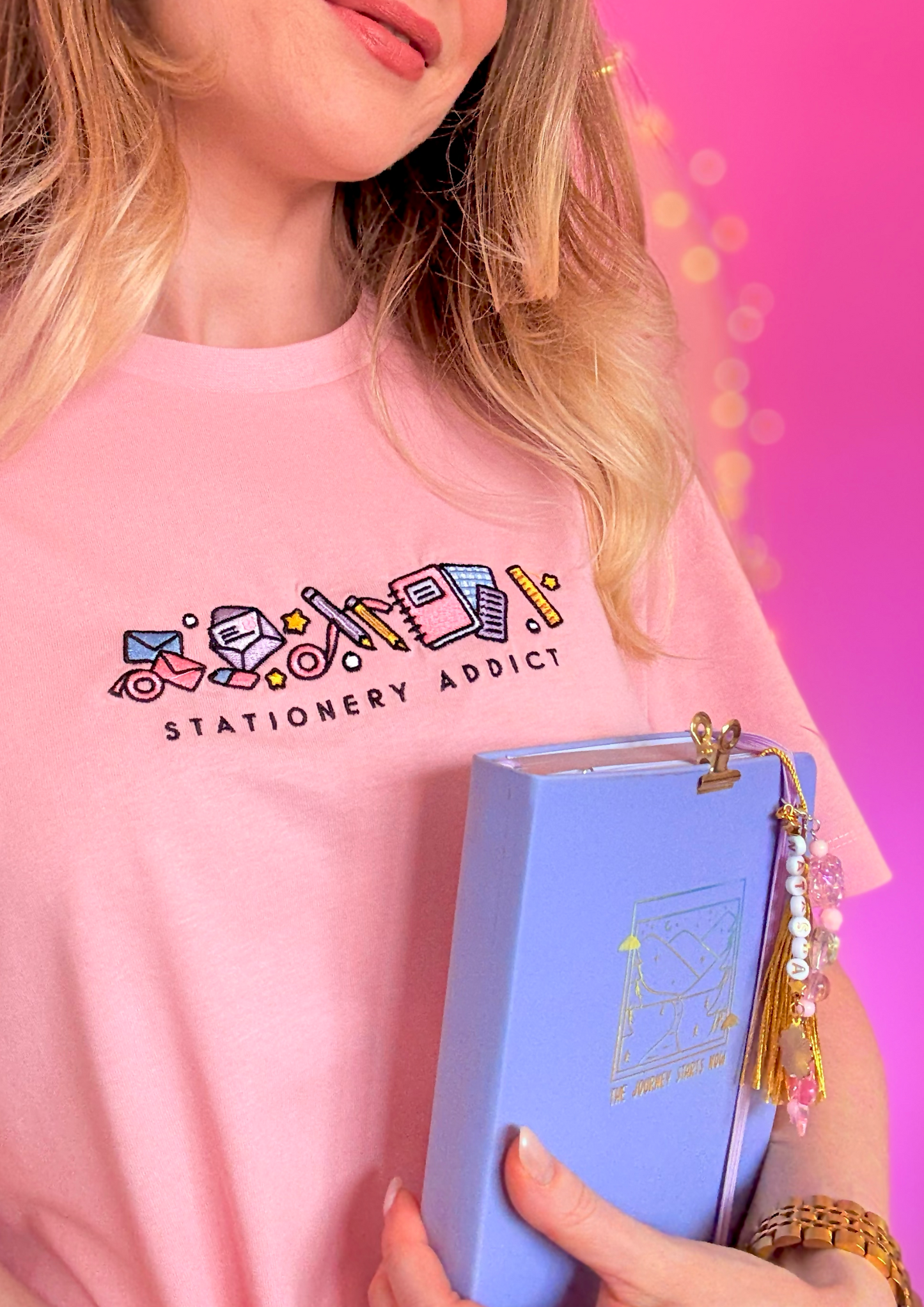 Stationery Addict Longline T-Shirt