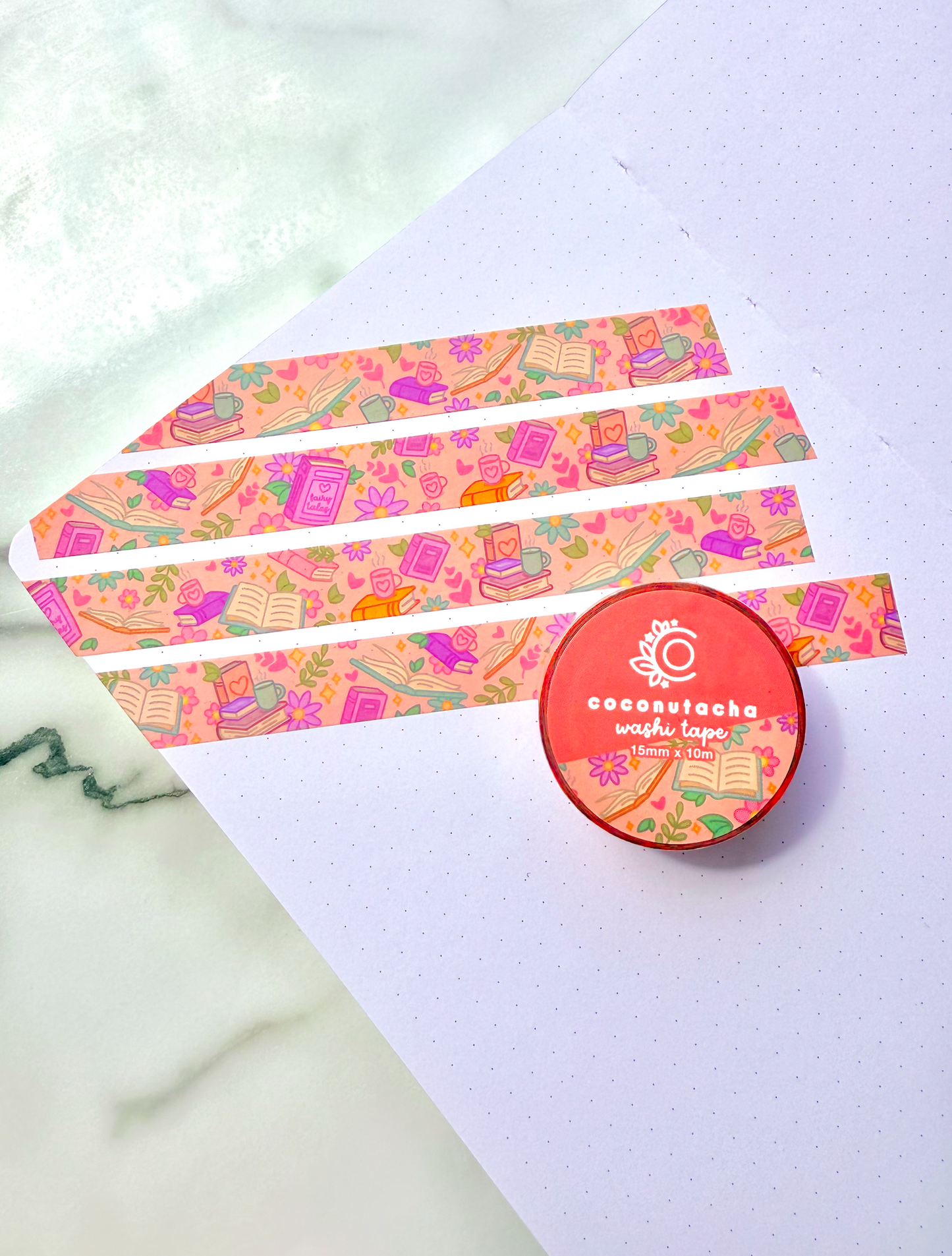 Booked & Busy Washi Tape