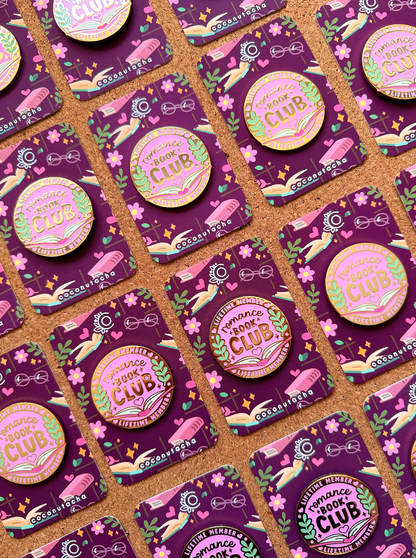 Romance Book Club Pin