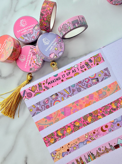 Pink Lemon Washi Tape