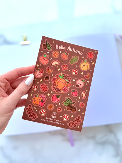 Hello Autumn Sticker Sheet