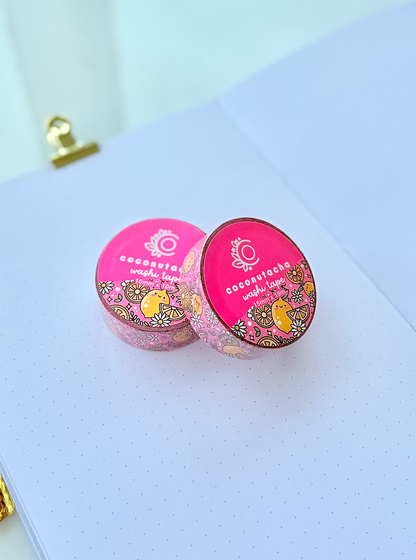 Pink Lemon Washi Tape