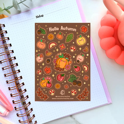 Hello Autumn Sticker Sheet