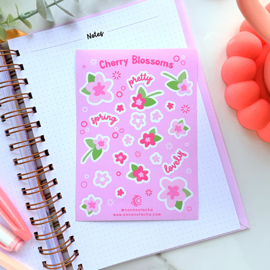 Cherry Blossom Sticker Sheet