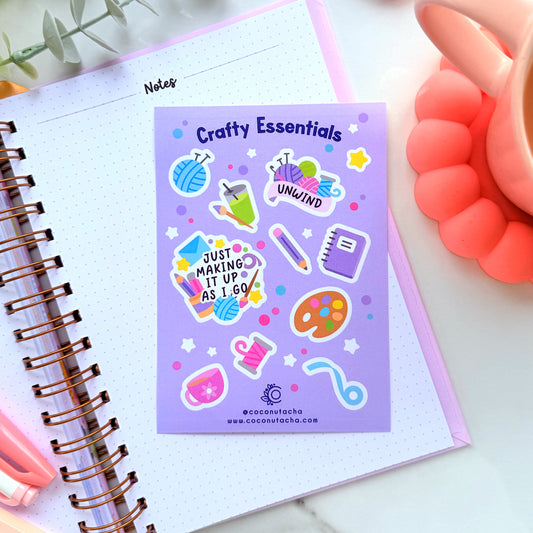 Crafty Essentials Sticker Sheet