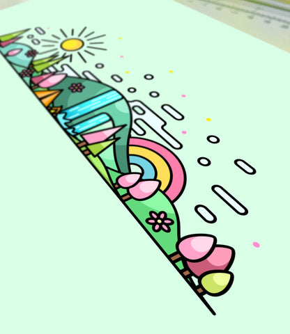 Spring Skyline Wall Art Print